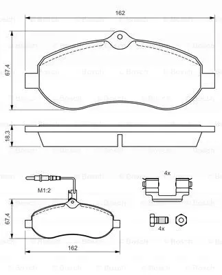 bosch-klocki-hamulcowe-citroen-jumpy-peugeot-stan-nowy