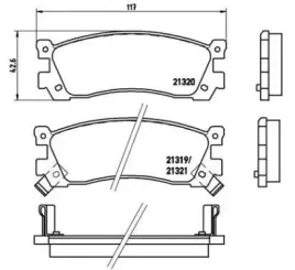 brembo-klocki-hamulcowe-eunos-800-saloon