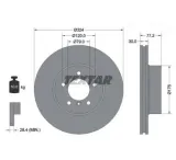textar-tarcza-hamulcowa-bmw-5-e60-e61-wysokonaweg-stan-nowy