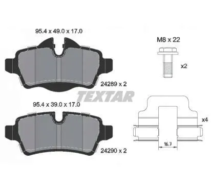 textar-klocki-hamulcowe-mini-mini-17mm