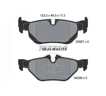 textar-klocki-hamulcowe-bmw1-e81-e87-3-e91-17-3mm-stan-nowy