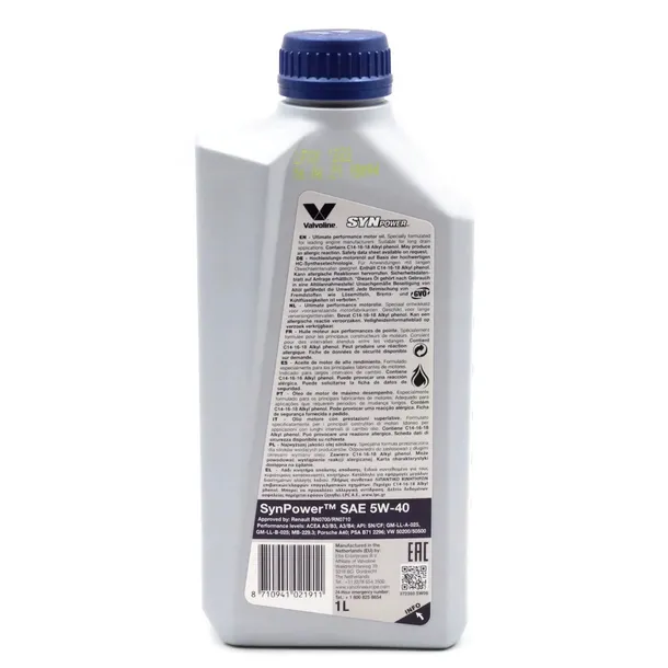 olej-valvoline-synpower-5w40-1l-specyfikacja-jakosciowa-acea-a3-b4