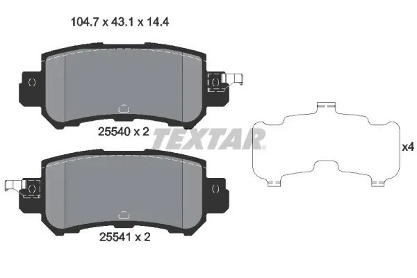 textar-klocki-hamulcowe-mazda-cx-5-tyl-kpl-jakosc-czesci-zgodnie-z-gvo-q-oryginal-z-logo-producenta-czesci-oem-oes