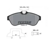 textar-klocki-hamulcowe-citroen-19-3mm-stan-nowy