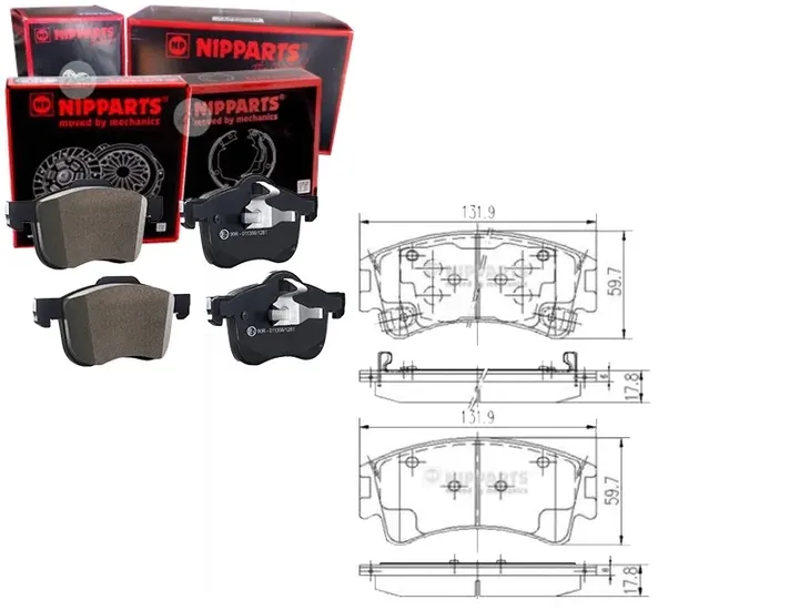 nipparts-klocki-hamulcowe-mazda-6-producent-czesci-nipparts
