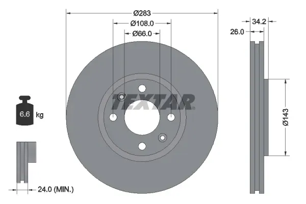 textar-tarcza-hamulcowa-citroen-berlingo-c4-ds3-producent-czesci-textar