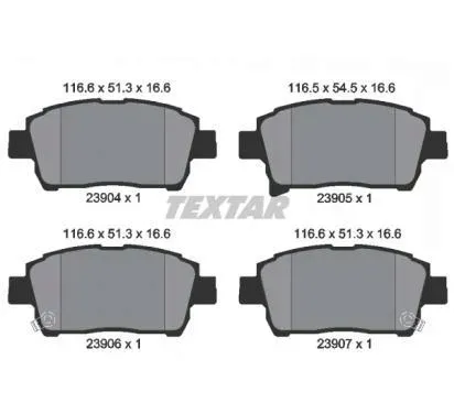 textar-klocki-hamulcowe-toyota-corolla-mr-2-stan-nowy
