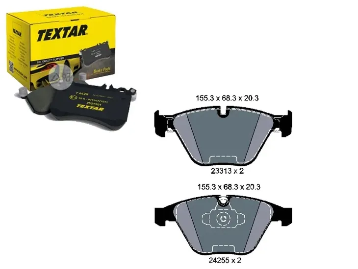 textar-klocki-hamulcowe-bmw-3-e90-e91-x1-20-3mm-waga-z-opakowaniem-2-kg