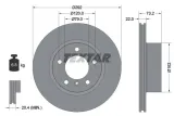 textar-tarcza-hamulcowa-bmw-1-e81-e87-3-e90-producent-czesci-textar