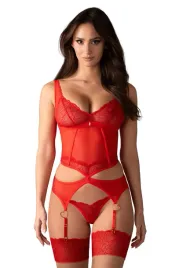 obsessive-cupide-desir-czerwony-gorset-l-xl