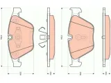 trw-klocki-hamulcowe-przod-bmw-3-e90-e91-e92-x1-producent-czesci-trw