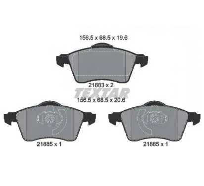 textar-klocki-hamulcowe-vw-transporter-19-6mm