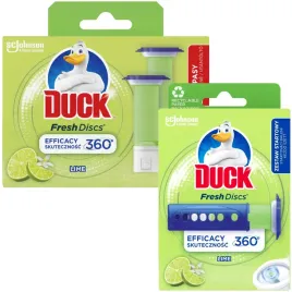 zestaw-duck-fresh-discs-krazki-zelowe-do-wc-uchwyt-18-krazkow-limonkowych
