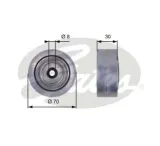 gates-rolka-micro-v-prowadzaca-audi-a6-4f2-a6-stan-nowy