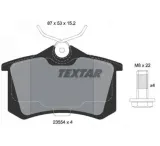 textar-klocki-hamulcowe-audi-a4-a6-renault-15-2mm-stan-nowy