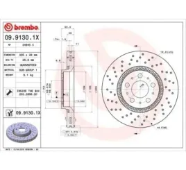 brembo-tarcza-hamulcowa-305x28-v-volvo-s60