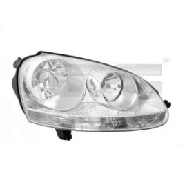 tyc-reflektor-vw-golf-v-03-greater-h7-h7-chrom