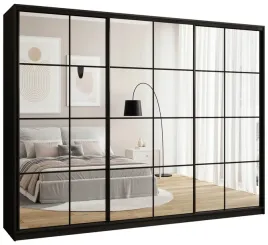 szafa-przesuwna-z-lustrem-280-cm-optica-do-sypialni-z-polkami