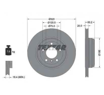 textar-tarcza-hamulcowa-bmw-5-e60-e61