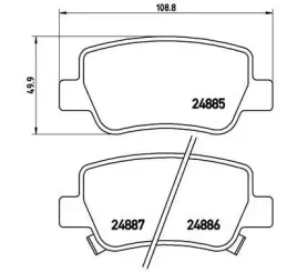 brembo-klocki-hamulcowe-toyota-avensis-estate