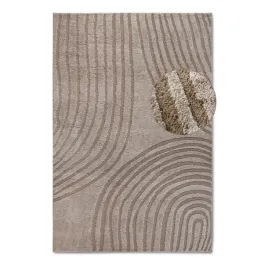 dywan-pluszowy-do-salonu-160x235cmbezowy-nowoczesny-wzor