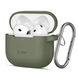 etui-tech-protect-silicone-hook-na-airpods-4-zielone