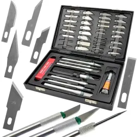 noz-modelarski-skalpel-nozyk-nozyki-zestaw-56szt