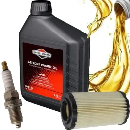 olej-sae30-filtr-powietrza-swieca-traktorka-briggs