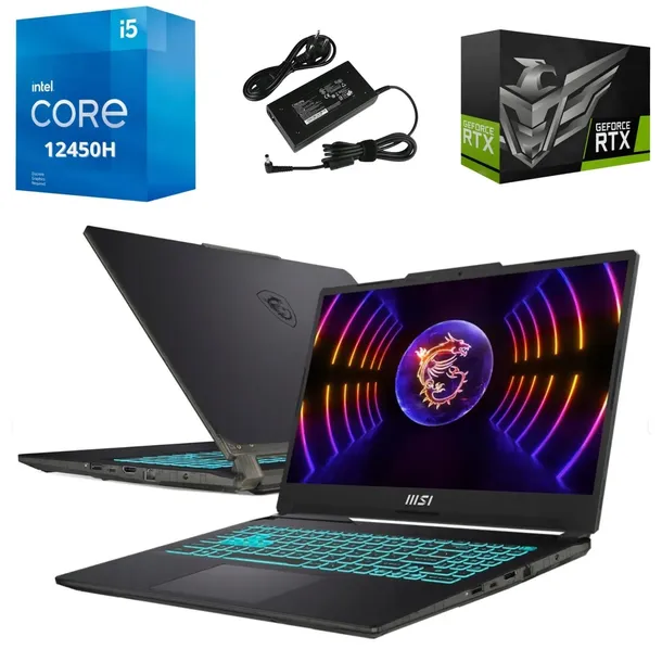LAPTOP MSI Thin 15 B13UC i5-12450H 32GB 1024GB SSD Win11 RTX4050 144Hz