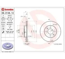 brembo-tarcza-hamulcowa-238x20-v-nissan-kubistar