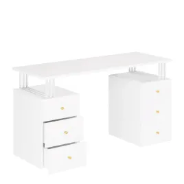 biurko-wolnostojace-z-szufladami-blat-125x50-cm-klara-6s-bialy-mat-bialy