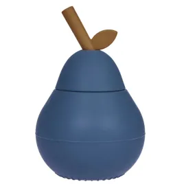 kubek-dla-dzieci-silikonowy-ze-slomka-zamykany-gruszka-niebieski-oyoy