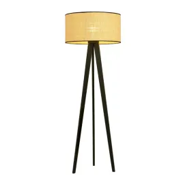 lampa-stojaca-podlogowa-ozdobna-trojnog-czarna-z-bezowym-abazurem-emibig