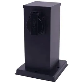 slupek-elektryczny-zasilajacy-ogrodowy-20-cm-2-gniazda-eko-light