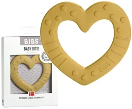 gryzak-bibs-baby-bitie-heart-mustard