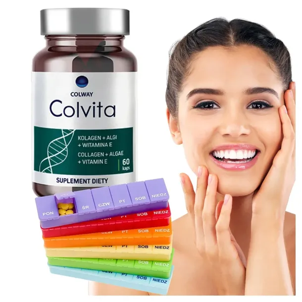 COLWAY Colvita 60Kaps Kolagen Wit E Na Stawy Skórę Włosy Paznokcie +GRATIS