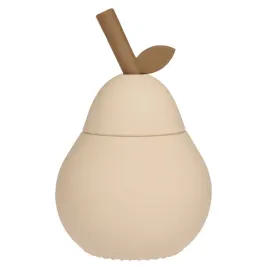 kubek-dla-dzieci-silikonowy-ze-slomka-zamykany-gruszka-kremowy-oyoy