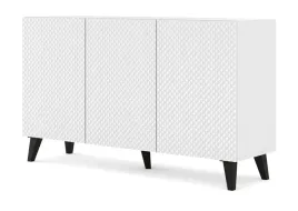 komoda-ravenna-c-150-cm-3d-frez-bialy-polysk-nozka-czarna