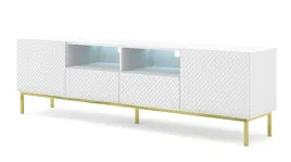 szafka-rtv-ravenna-2d2s-200-cm-bialy-mat-bialy-polysk