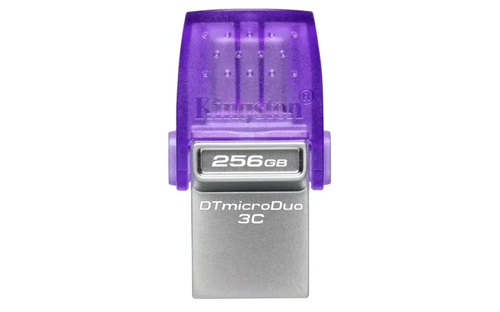 pendrive-usb-data-traveler-microduo-3c-g3-256gb-usb-a-usb-c-stan-nowy-kolor-fioletowy