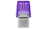 pendrive-usb-data-traveler-microduo-3c-g3-256gb-usb-a-usb-c-stan-nowy-kolor-fioletowy
