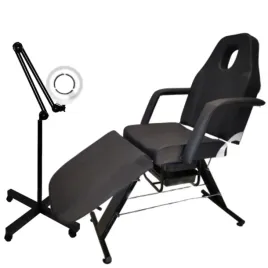 fotel-kosmetyczny-z-kuwetami-czarny-lampa-lupa-5dpi-22w-czarna