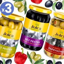 3x-mix-hiszpanskie-oliwki-zielone-z-papryka-czarne-w-sloiku-350g-jolca