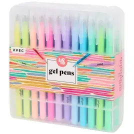 zestaw-cienkopisy-pisaki-dlugopisy-zelowe-avec-brokat-pastel-metaliczne-48