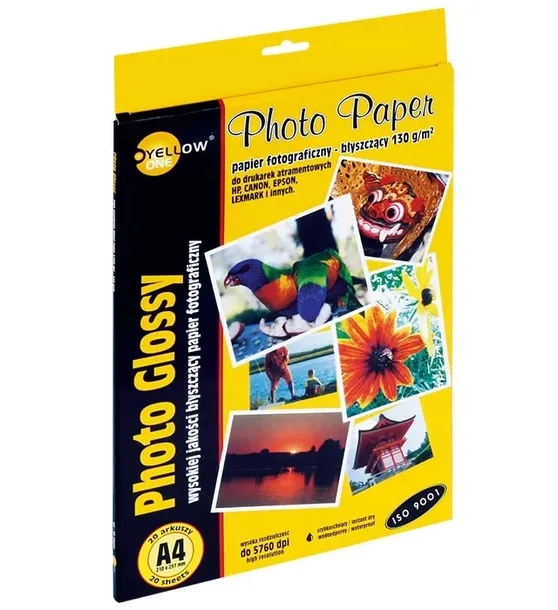 PAPIER FOTOGRAFICZNY A4 130G 20 akruszy BŁYSZCZĄCY