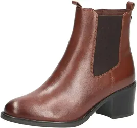 caprice-25350-botki-damskie-brazowe-klocek-r-38