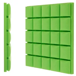 kostka-wypukla-jasnozielona-50x50x5cm-estetyczny-rozpraszacz-dzwieku-gabka