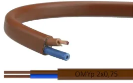 przewod-plaski-omyp-2x075mm-h03vvh2-f-linka-elastyczna-brazowy-1m