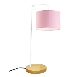 lampka-nocna-biurkowa-do-czytania-rozowa-lampa-z-abazurem-led-e27-modna