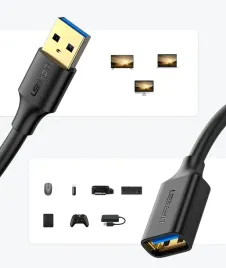 ugreen-kabel-przewod-przedluzacz-przejsciowka-usb-3-0-zenski-meski-5gbps-1m